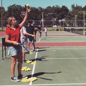 Our tennis block in full swing!